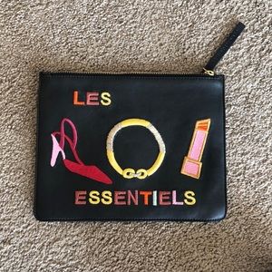 Lizzie Fortunato black leather purse. Like new.